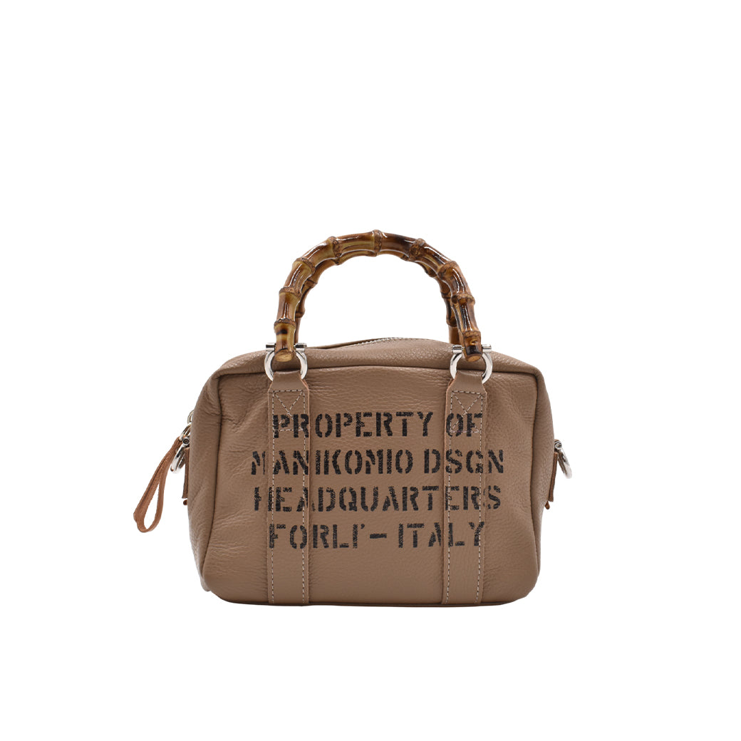 [MANIKOMIO DSGN] MARTY / BAMBOO LEATHER TAUPE