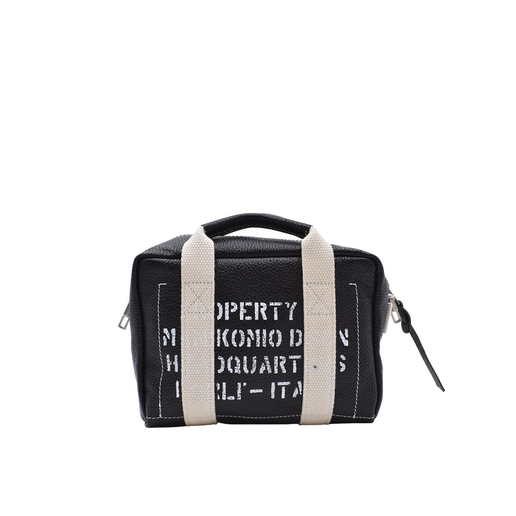 [MANIKOMIO DSGN] MARTY/ GENUINE LEATHER BLACK