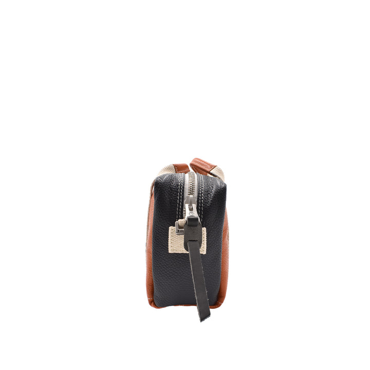 [MANIKOMIO DSGN] MARTY/ GENUINE LEATHER ORANGE/NAVY
