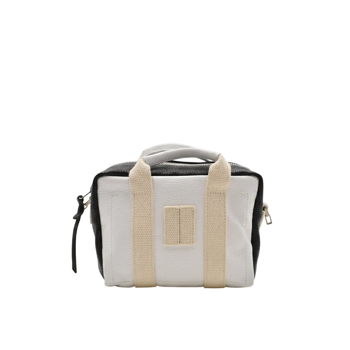 [MANIKOMIO DSGN] MARTY/ GENUINE LEATHER WHITE/BLACK
