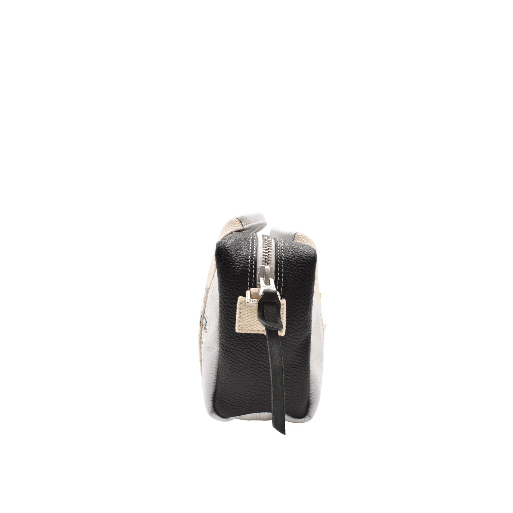 [MANIKOMIO DSGN] MARTY/ GENUINE LEATHER WHITE/BLACK