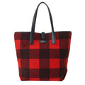 【MANIKOMIO DSGN】SHOPPING MIA / BUFFALO CHECK RED/BLACK