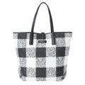 【MANIKOMIO DSGN】SHOPPING MIA / BUFFALO CHECK WHITE/BLACK