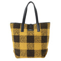 【MANIKOMIO DSGN】SHOPPING MIA / BUFFALO CHECK MUSTARD/BLACK