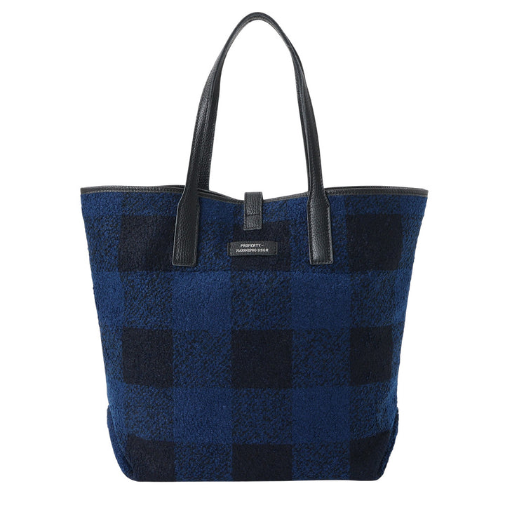 【MANIKOMIO DSGN】SHOPPING MIA / BUFFALO CHECK NAVY/BLACK