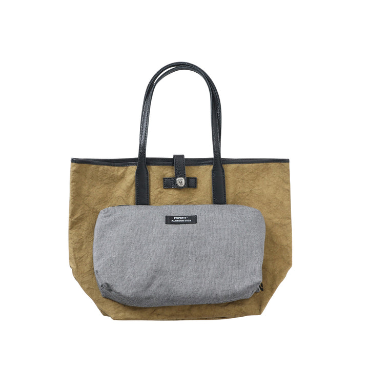 【MANIKOMIO DSGN】 SHOPPING MIA / COTTON LEATHER SAND