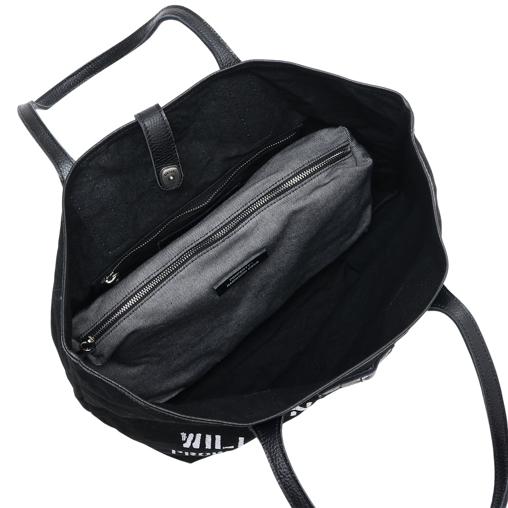 【MANIKOMIO DSGN】 SHOPPING MIA / COTTON BLACK