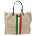 【MANIKOMIO DSGN】SHOPPING  / COTTON STRIPE  ITALIAN FLAG