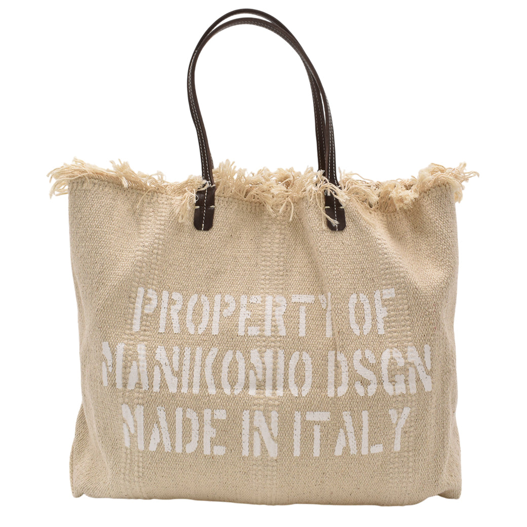 [MANIKOMIO DSGN] SHOPPING / COTTON STRIPE ORANGE