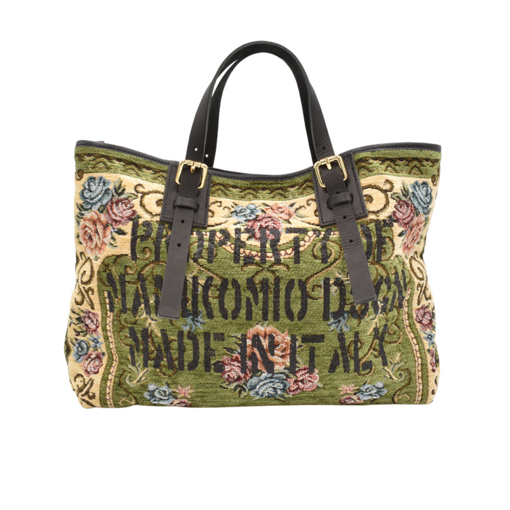 【MANIKOMIO DSGN】 SHOPPING RUG / CINIGLIA  VERDE
