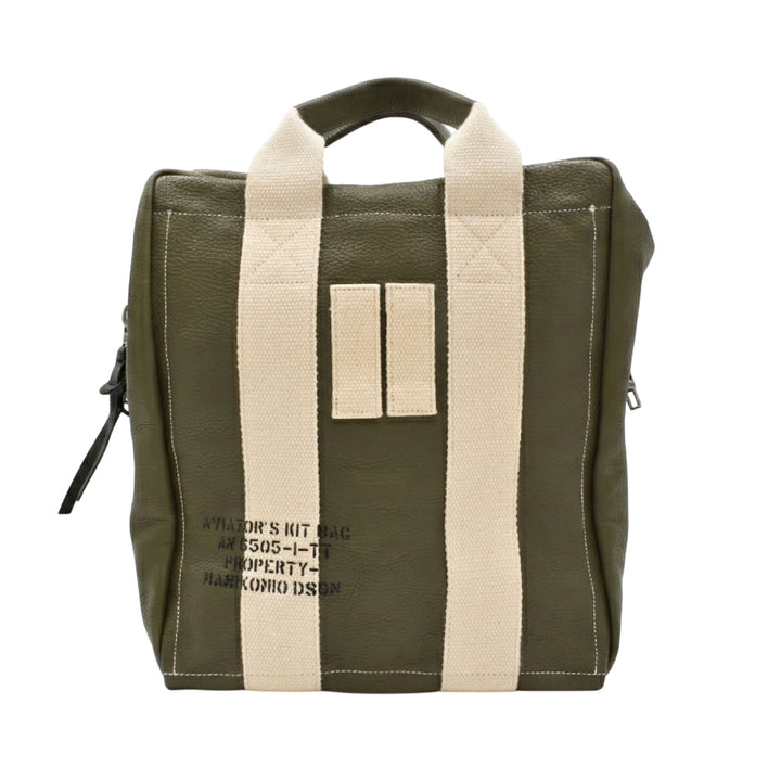[MANIKOMIO DSGN]TT/ GENUINE LEATHER MILITARY GREEN