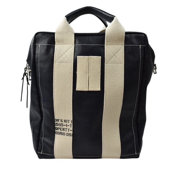 【MANIKOMIO DSGN】 TT/ GENUINE LEATHER NAVY BLUE