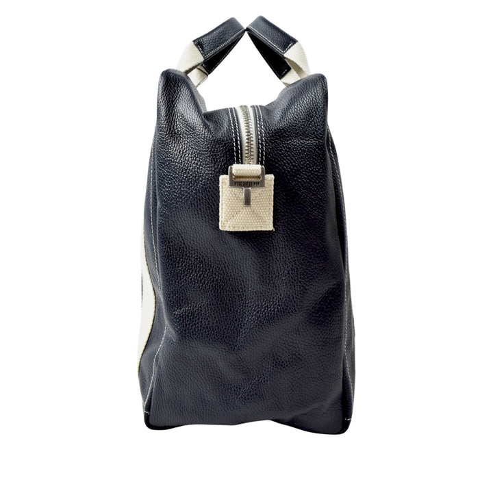 【MANIKOMIO DSGN】 TT/ GENUINE LEATHER NAVY BLUE