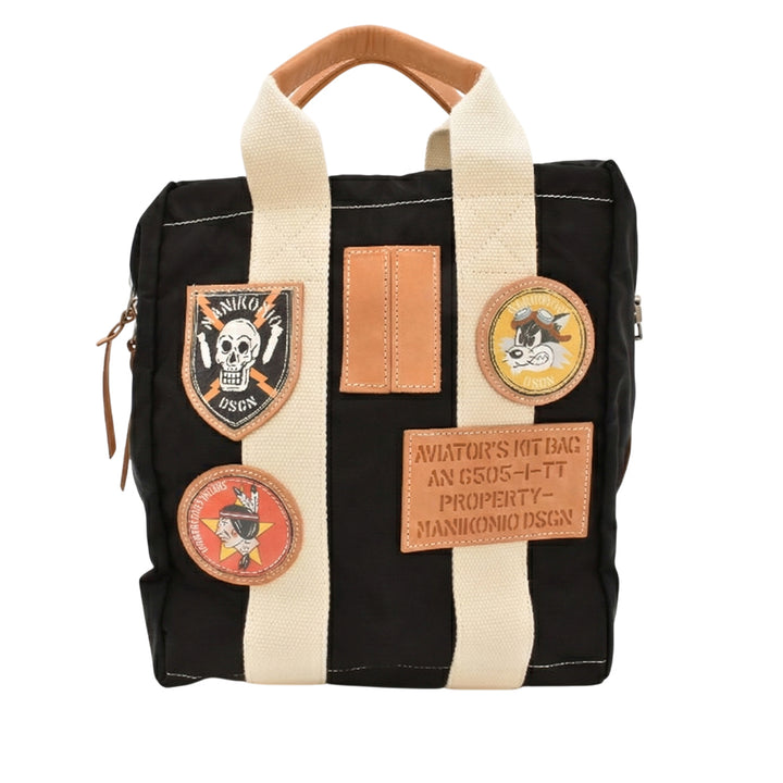 【MANIKOMIO DSGN】TT PATCH / FLY VELA NYLON  BLACK
