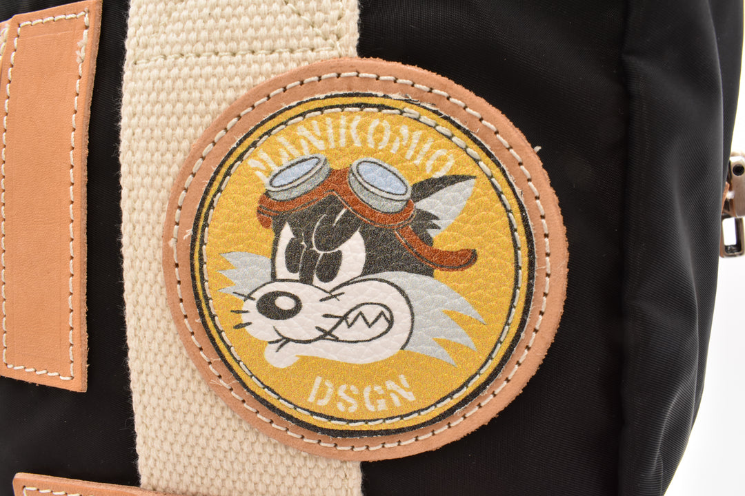 【MANIKOMIO DSGN】TT PATCH / FLY VELA NYLON  BLACK