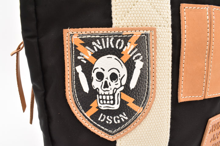 【MANIKOMIO DSGN】TT PATCH / FLY VELA NYLON  BLACK