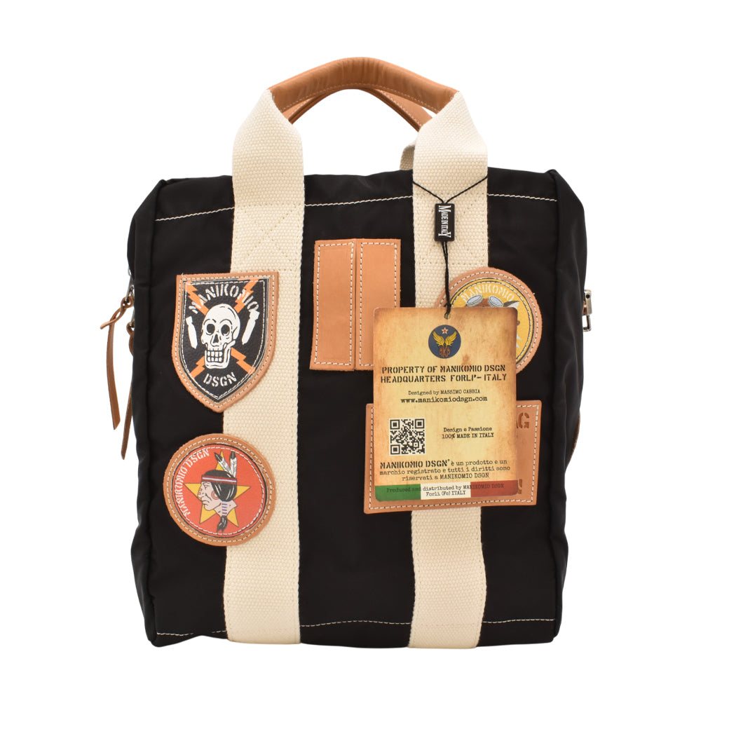 [MANIKOMIO DSGN] TT PATCH / FLY VELA NYLON NAVY