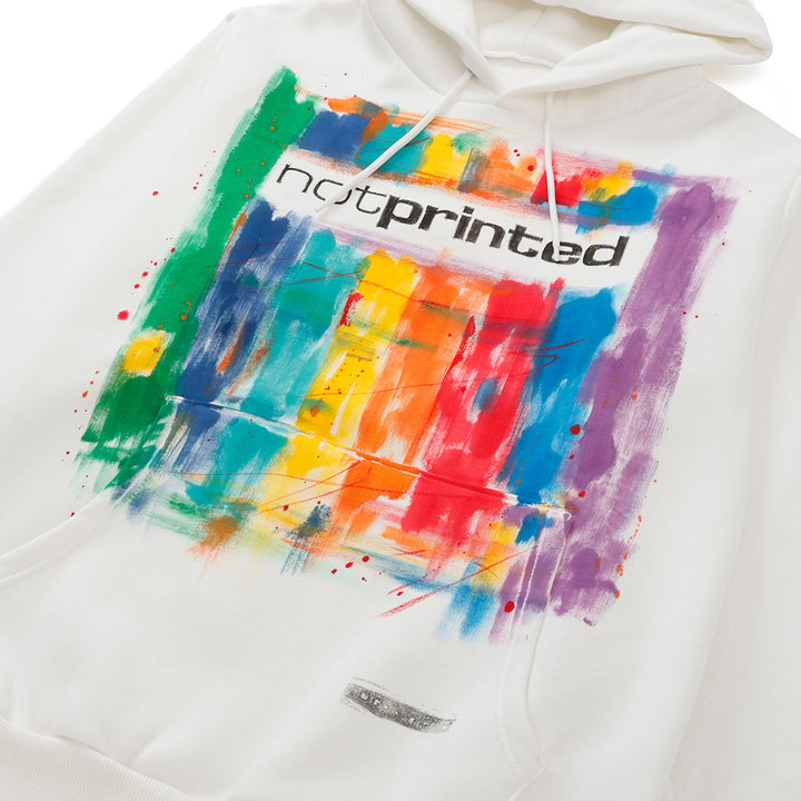 【NOT PRINTED】 Hoodie NOTPRINTED  WHITE (L)