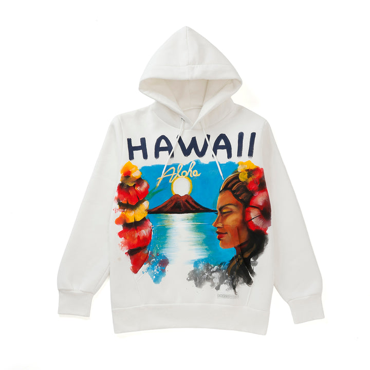 【NOT PRINTED】 Hoodie HAWAII WHITE (M)