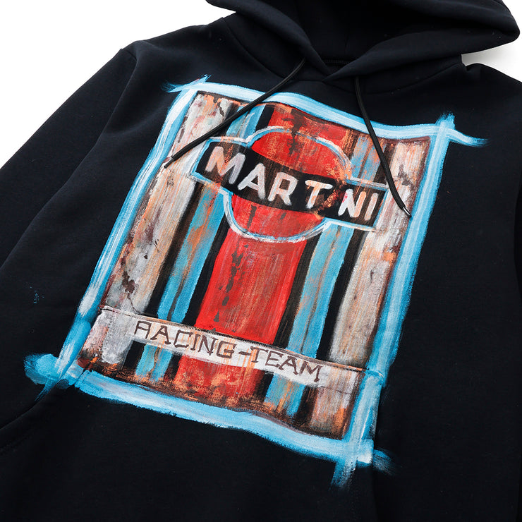 【NOT PRINTED】 Hoodie MARTNI RACING BLACK (L)
