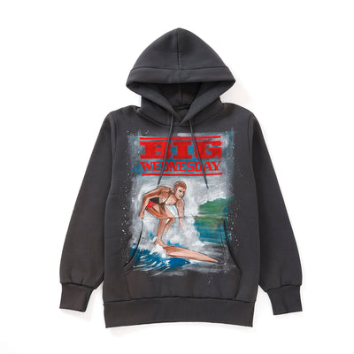 【NOT PRINTED】 Hoodie MERCOLEDI' DA LEON DARK GRAY (S)