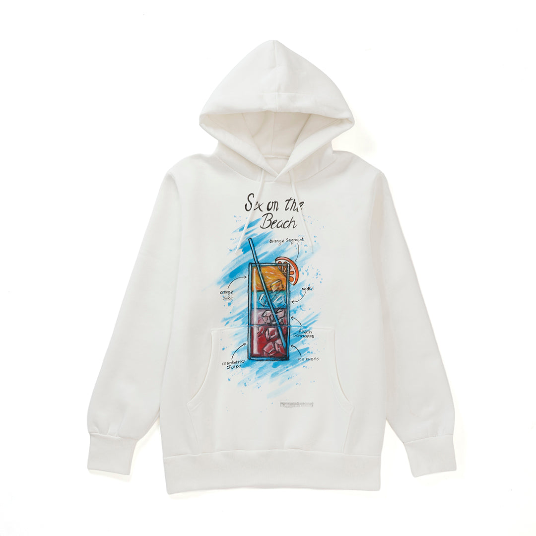 [NOT PRINTED] Hoodie SEX ON THE BEACH WHITE (M) 