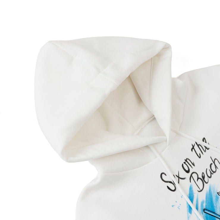【NOT PRINTED】 Hoodie  SEX ON THE BEACH WHITE (M)