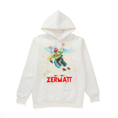 【NOT PRINTED】 Hoodie ZERMATT  WHITE (XL)