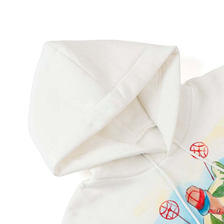 【NOT PRINTED】 Hoodie ZERMATT  WHITE (XL)