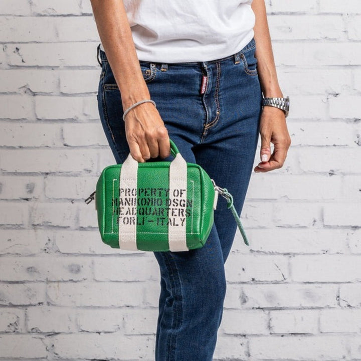 [MANIKOMIO DSGN]BB/ GENUINE LEATHER GREEN APPLE