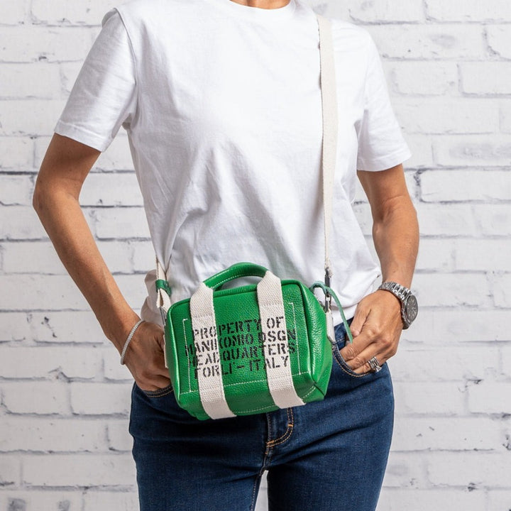 [MANIKOMIO DSGN]BB/ GENUINE LEATHER GREEN APPLE