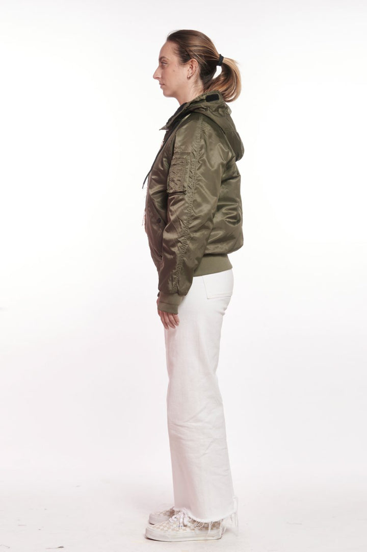 [FRONT STREET 8] Embroidered Aviator Bomber Jacket 30281R/WS (TOPS) 