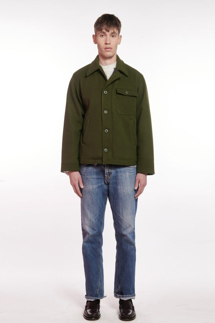 [FRONT STREET 8] Basic Workwear Jacket with Pockets 30211/L (TOPS) 