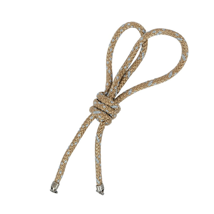 【L4K3】MACARON ROPE 【GOLD GLITTER】
