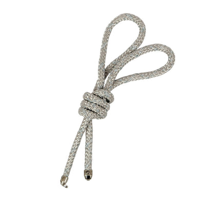 【L4K3】MACARON ROPE 【SILVER GLITTER】