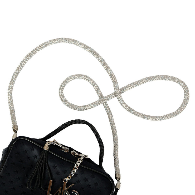 【L4K3】MACARON ROPE 【SILVER GLITTER】