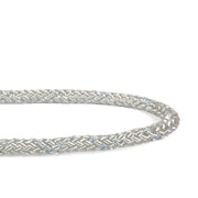 【L4K3】MACARON ROPE 【SILVER GLITTER】