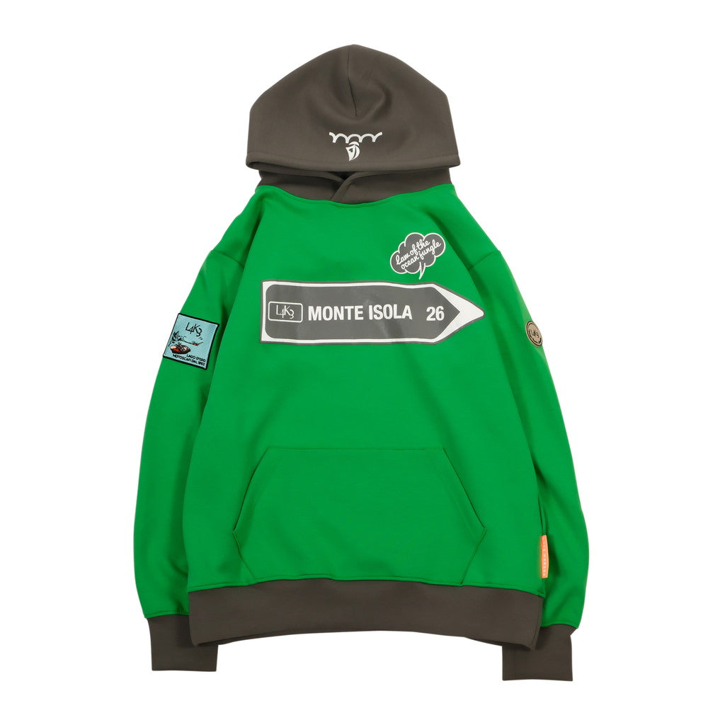[L4K3 x muta] Light Bonded Hoodie [Green] MMJC-443308LK-GN 