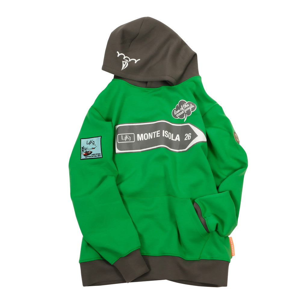 [L4K3 x muta] Light Bonded Hoodie [Green] MMJC-443308LK-GN 