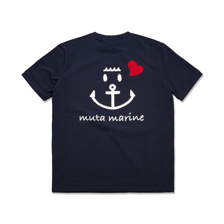 【MMAX-434467】SMILE HEART Tシャツ / NAVY