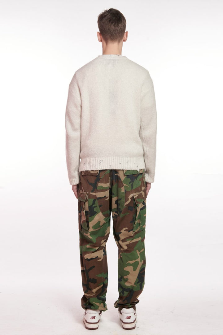 [FRONT STREET 8] Embroidered and Patched Cargo Pants 30275/L (PANTS) 