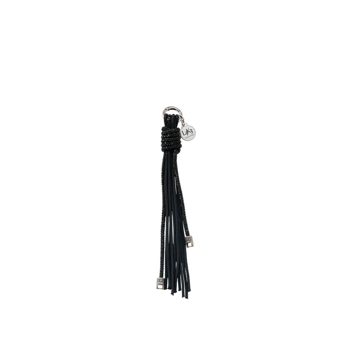 [L4K3]GLITTER SILVER CHARM BLACK 