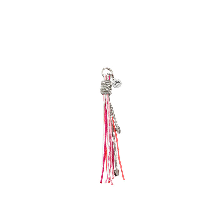 【L4K3】GLITTER SILVER CHARM  PINK