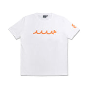 【MMAX-434463】EARLY WAVE NEON Tシャツ / WHITE ORANGE