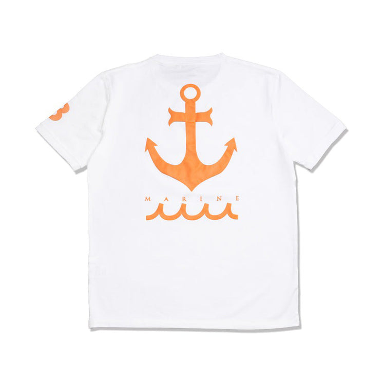 【MMAX-434463】EARLY WAVE NEON Tシャツ / WHITE ORANGE