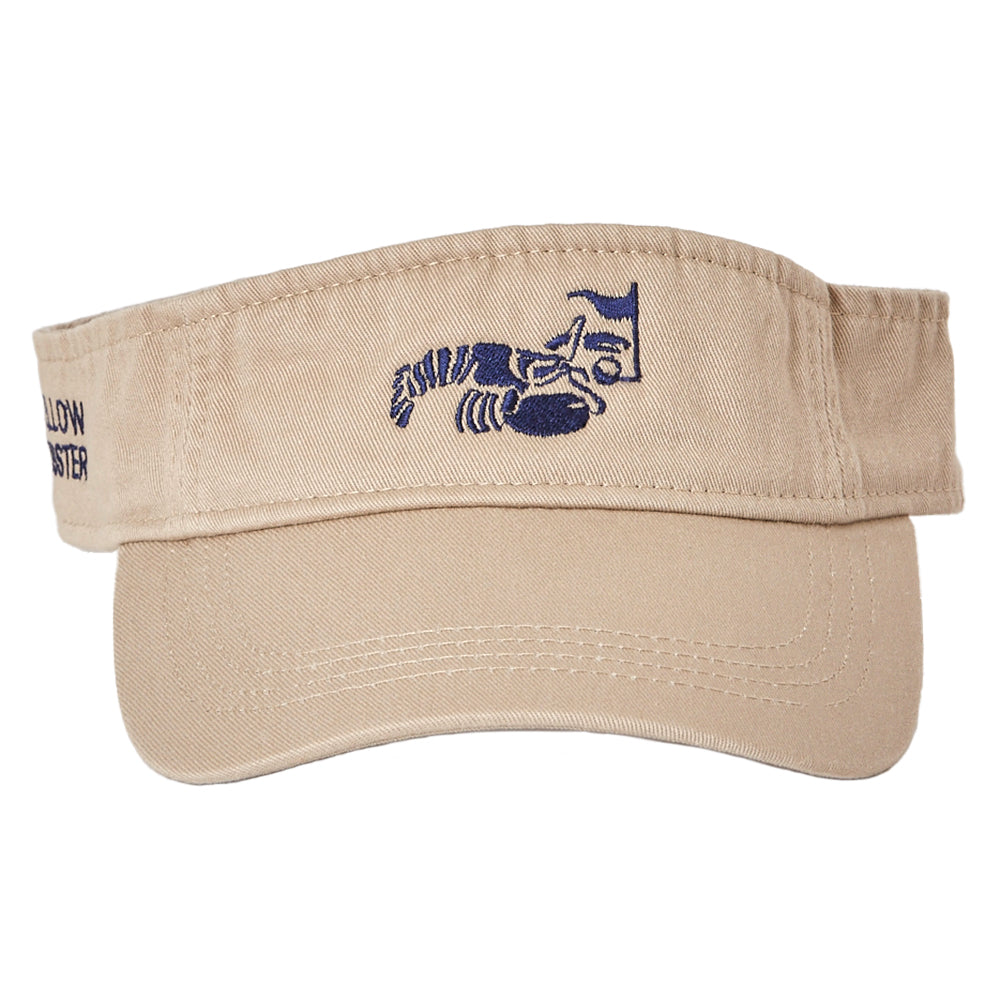 Yellow Lobster Sun Visor (Washed Visor) (YL-7600) Available in 3 colors 