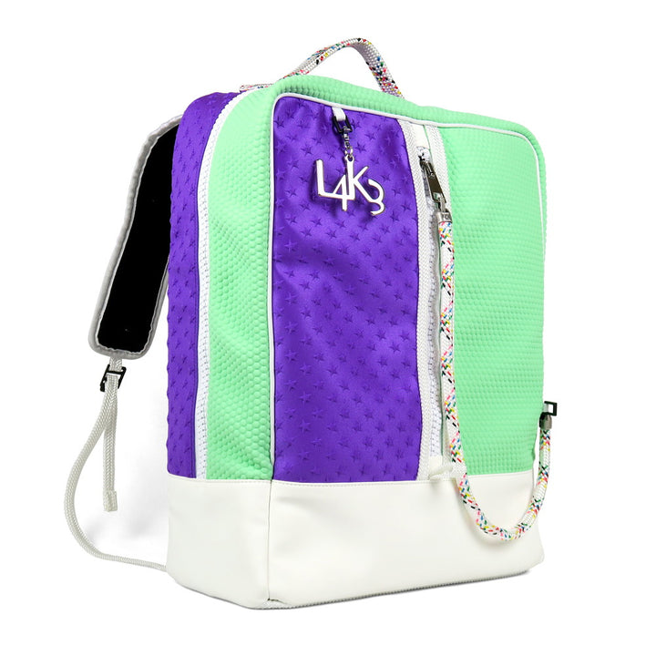[L4K3] BACKPACK BP-08JP [Star Violet / Hexagon Green]
