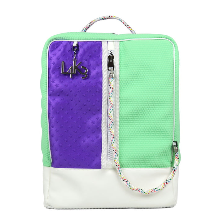 [L4K3] BACKPACK BP-08JP [Star Violet / Hexagon Green]
