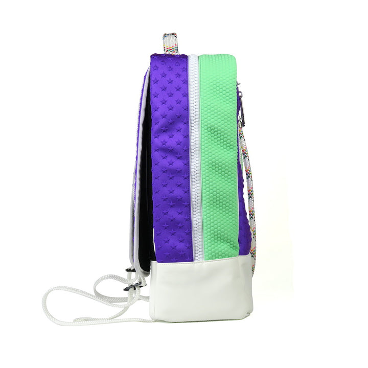 [L4K3] BACKPACK BP-08JP [Star Violet / Hexagon Green]