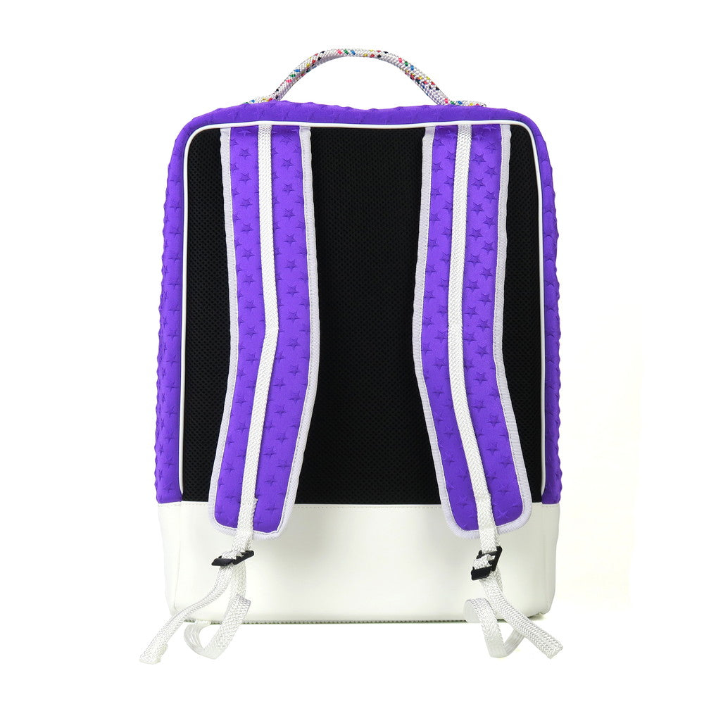 [L4K3] BACKPACK BP-08JP [Star Violet / Hexagon Green]